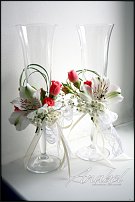 www.floristic.ru - Флористика. Украшение бокалов и бутылок