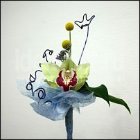 www.floristic.ru - Флористика. Упаковка одного цветка